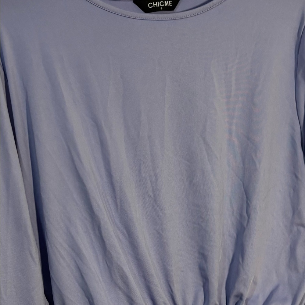 Lavender Crewneck Long Sleeve Top